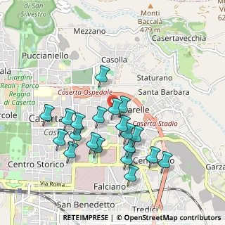 Mappa Largo Daniel Bovet, 81100 Caserta CE, Italia (0.9765)