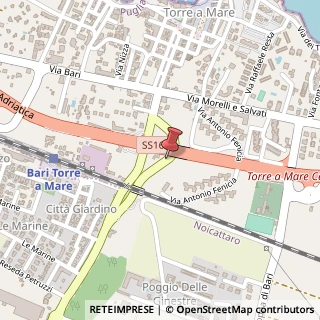 Mappa Strada Per Noicattaro, 70126 Bari, Bari (Puglia)