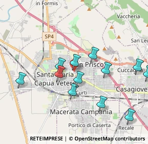 Mappa Via Generale Carlo Alberto Dalla Chiesa, 81055 Santa Maria Capua Vetere CE, Italia (2.09083)