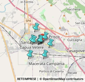 Mappa Via Generale Carlo Alberto Dalla Chiesa, 81055 Santa Maria Capua Vetere CE, Italia (0.96818)