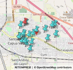 Mappa Via Generale Carlo Alberto Dalla Chiesa, 81055 Santa Maria Capua Vetere CE, Italia (0.822)