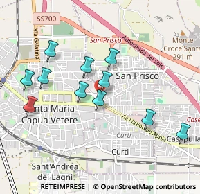 Mappa Via Generale Carlo Alberto Dalla Chiesa, 81055 Santa Maria Capua Vetere CE, Italia (0.98455)