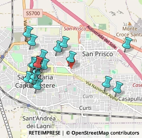 Mappa Via Generale Carlo Alberto Dalla Chiesa, 81055 Santa Maria Capua Vetere CE, Italia (1.104)