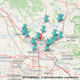 Mappa Via Fratelli Correra, 81100 Caserta CE, Italia (6.81235)