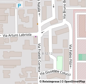 Mappa Via Correra Giuseppe E Luigi Fratelli, 81100 Caserta CE, Italia (0.05769)
