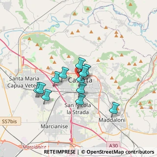 Mappa Via Fratelli Correra, 81100 Caserta CE, Italia (2.9625)