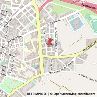 Mappa Via Cesenatico, 13, 70026 Modugno, Bari (Puglia)