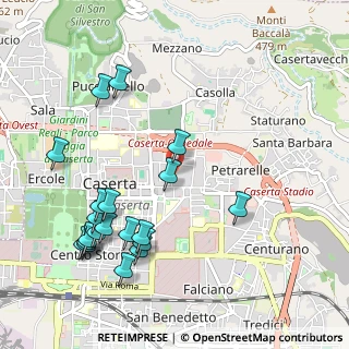 Mappa Via Ferdinando Fuga, 81100 Caserta CE, Italia (1.273)
