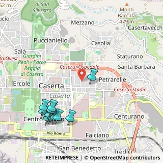 Mappa Via Ferdinando Fuga, 81100 Caserta CE, Italia (1.35364)