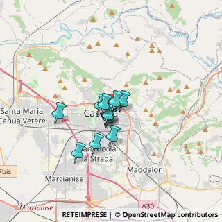 Mappa Via Ferdinando Fuga, 81100 Caserta CE, Italia (2.21364)
