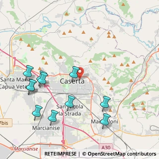 Mappa Via Ferdinando Fuga, 81100 Caserta CE, Italia (5.21818)