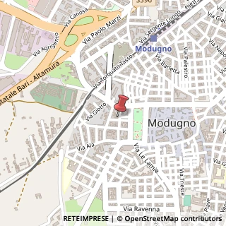 Mappa Via Cervignano, 46, 70026 Modugno, Bari (Puglia)