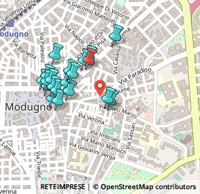 Mappa Via Santa Maria di Modugno, 70026 Modugno BA, Italia (0.2215)