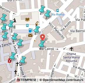 Mappa Via Prof. Luciano Maria Albe Rotanza, 70026 Modugno BA, Italia (0.1225)