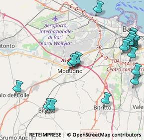 Mappa Via Prof. Luciano Maria Albe Rotanza, 70026 Modugno BA, Italia (5.7795)
