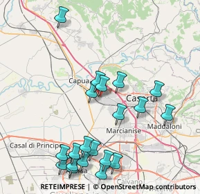 Mappa Piazza adriano16, 81055 Santa Maria Capua Vetere CE, Italia (9.856)