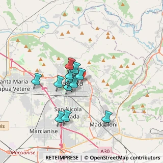 Mappa Via Gandhi Mohandas Karamchand, 81100 Caserta CE, Italia (3.025)