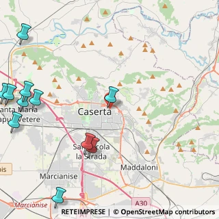 Mappa Via Gandhi Mohandas Karamchand, 81100 Caserta CE, Italia (6.86455)