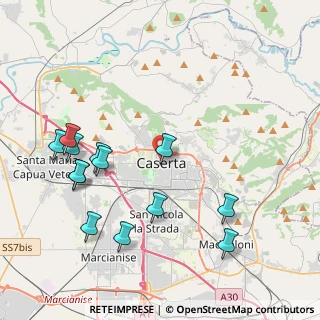 Mappa Via Fabio Filzi, 81100 Caserta CE, Italia (4.89308)