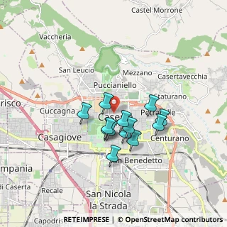Mappa Via Fabio Filzi, 81100 Caserta CE, Italia (1.38154)