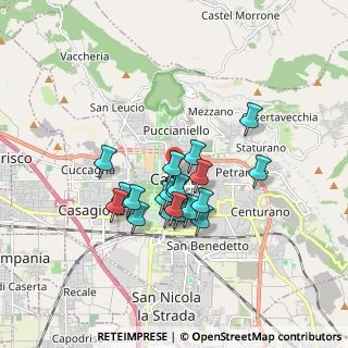 Mappa Via Fabio Filzi, 81100 Caserta CE, Italia (1.425)