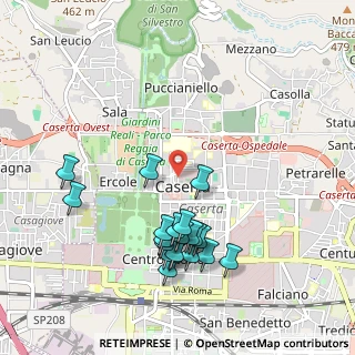 Mappa Via Fabio Filzi, 81100 Caserta CE, Italia (1.095)