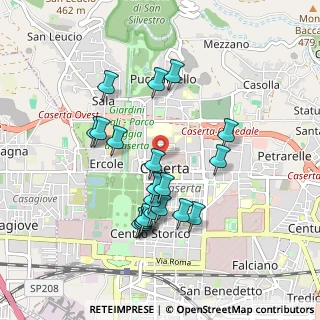Mappa Via Fabio Filzi, 81100 Caserta CE, Italia (0.9325)