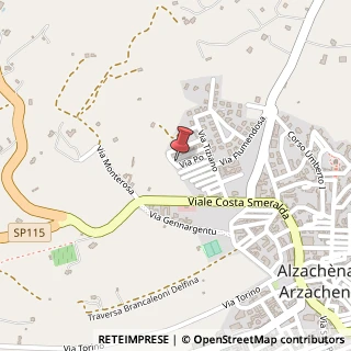 Mappa Via Adige, 10A, 07021 Arzachena, Sassari (Sardegna)