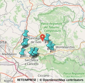 Mappa 82010 Moiano BN, Italia (6.86)