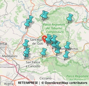 Mappa 82010 Moiano BN, Italia (6.91118)