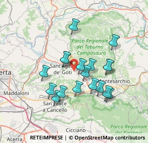 Mappa 82010 Moiano BN, Italia (6.54611)