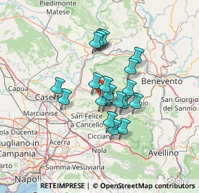 Mappa 82010 Moiano BN, Italia (10.719)