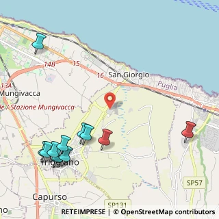 Mappa Via Giannavello localita Cutizza, 70126 Bari BA, Italia (3.035)