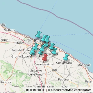 Mappa Via Giannavello localita Cutizza, 70126 Bari BA, Italia (8.98786)