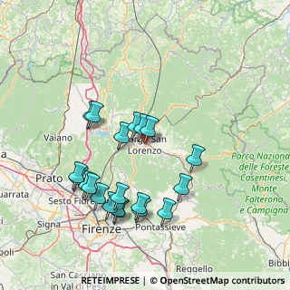 Mappa Via del Canto, 50032 Borgo San Lorenzo FI, Italia (15.4735)