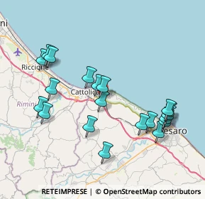 Mappa Str. Ferrata Nord, 61121 Pesaro PU, Italia (8.1525)