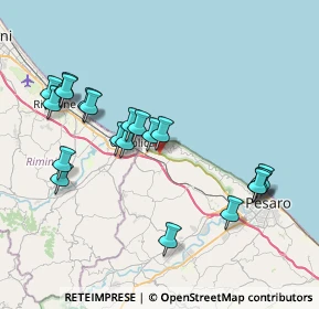 Mappa Str. Ferrata Nord, 61121 Pesaro PU, Italia (8.118)