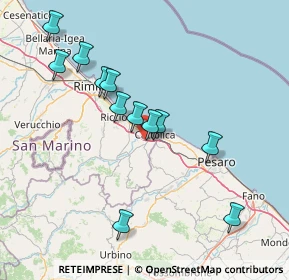 Mappa Via Pozzo Ordoncione, 47842 San Giovanni in Marignano RN, Italia (14.92083)