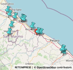 Mappa Via Pozzo Ordoncione, 47842 San Giovanni in Marignano RN, Italia (19.73286)