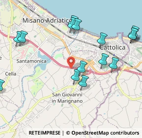 Mappa Via Pozzo Ordoncione, 47842 San Giovanni in Marignano RN, Italia (2.43667)
