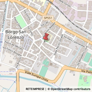 Mappa Via Leonardo Da Vinci, 24, 50032 Borgo San Lorenzo, Firenze (Toscana)