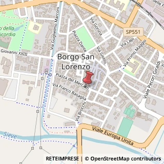 Mappa Piazzale del Mercato, 15, 50032 Borgo San Lorenzo, Firenze (Toscana)