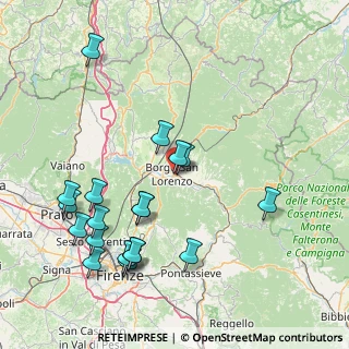 Mappa Viale Generale Pecori Giraldi, 50032 Borgo San Lorenzo FI, Italia (18.60895)