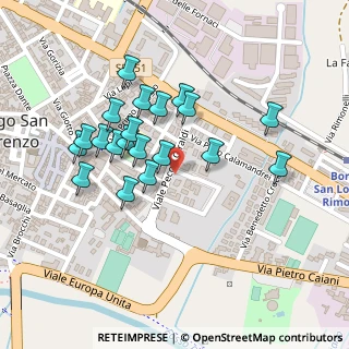 Mappa Via Palmiro Togliatti, 50032 Borgo San Lorenzo FI, Italia (0.212)