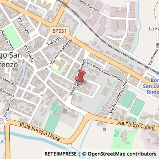 Mappa Viale Pecori Giraldi, 57, 50032 Borgo San Lorenzo, Firenze (Toscana)