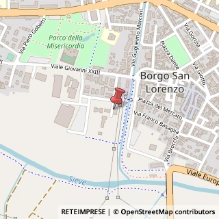 Mappa Via Sacco e Vanzetti, 1, 50032 Borgo San Lorenzo, Firenze (Toscana)