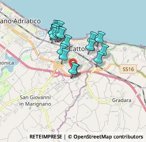 Mappa Via Leoncavallo, 47841 Cattolica RN, Italia (1.5465)