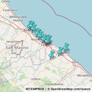 Mappa Via Leoncavallo, 47841 Cattolica RN, Italia (10.06364)