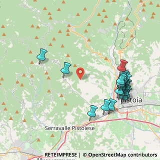 Mappa Via dello Sciabolino, 51100 Pistoia PT, Italia (4.6145)