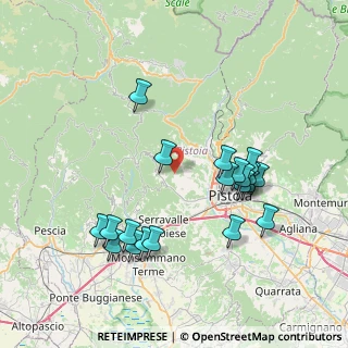 Mappa Via dello Sciabolino, 51100 Pistoia PT, Italia (8)
